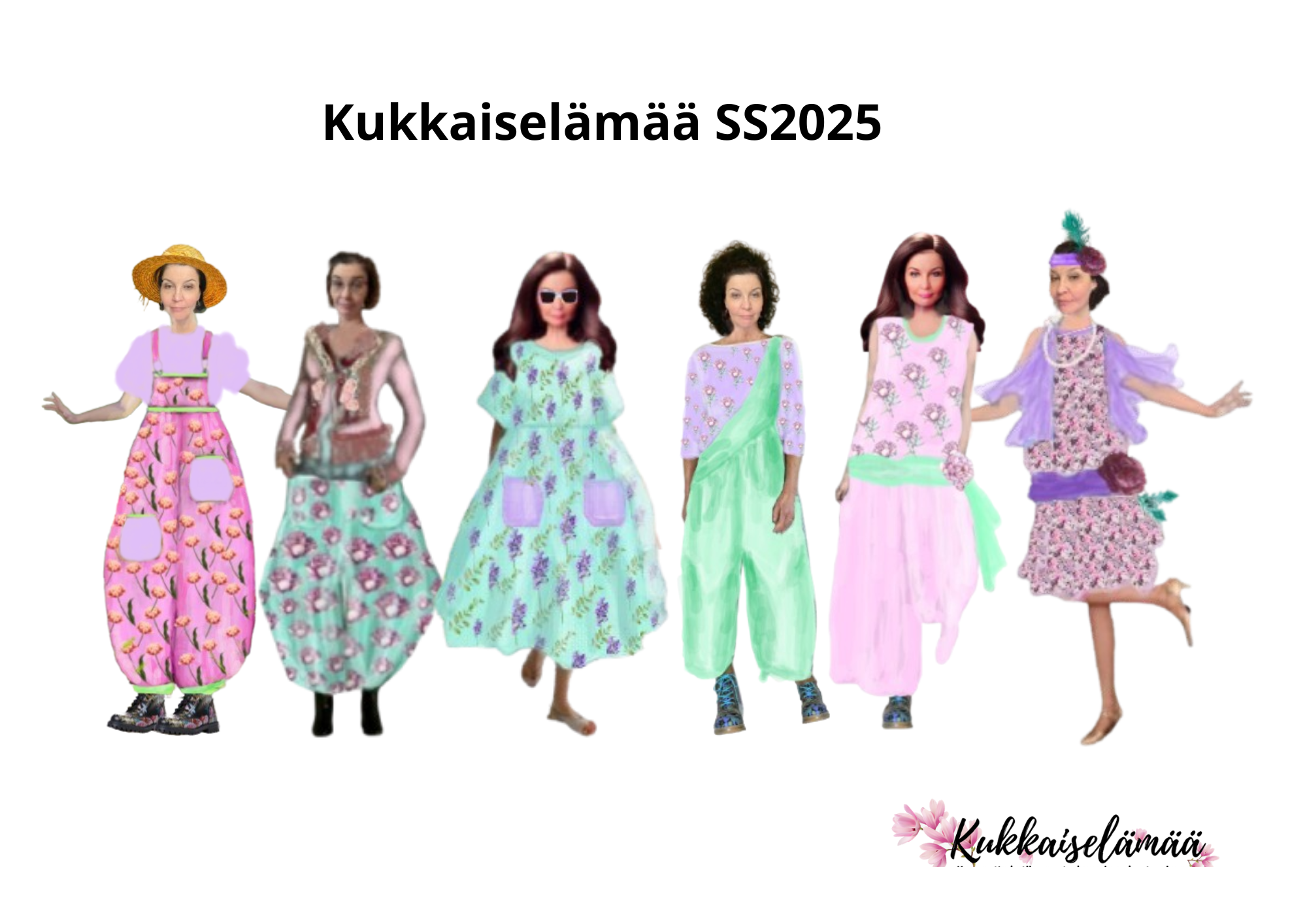 Kukkaiselämää-collection SS25, pilotti