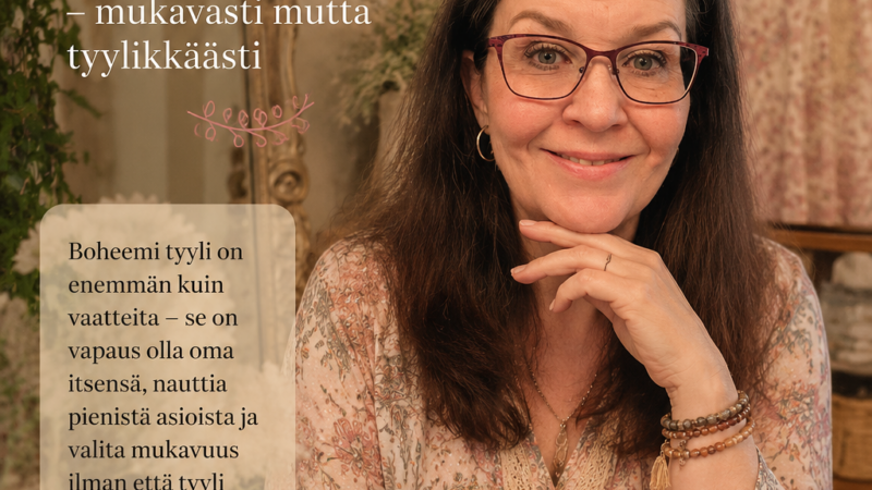 Miten pukeutua boheemisti yli 40-vuotiaana – mukavasti mutta tyylikkäästi
